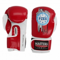 Rękawice bokserskie Masters Rpu-PZKB 011001-02 10 oz